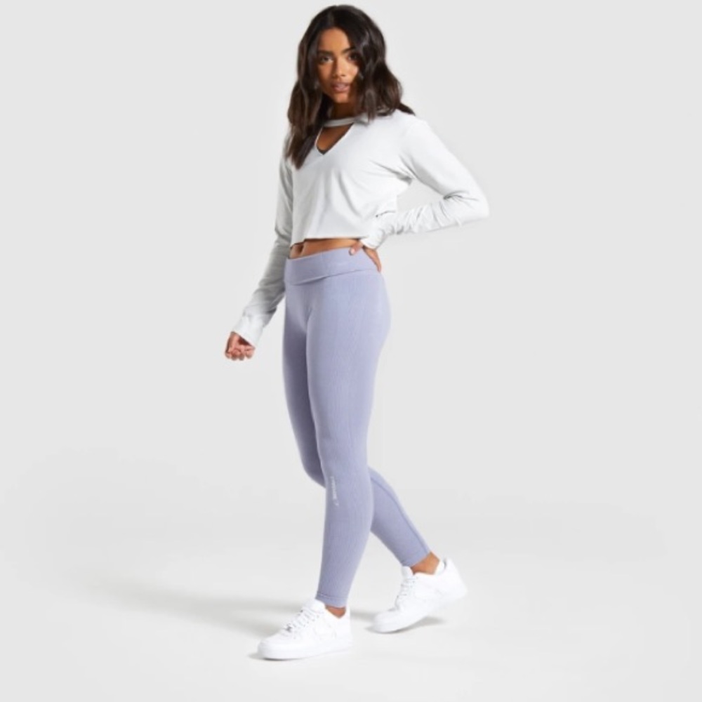Gymshark powerdown long sleeve crop